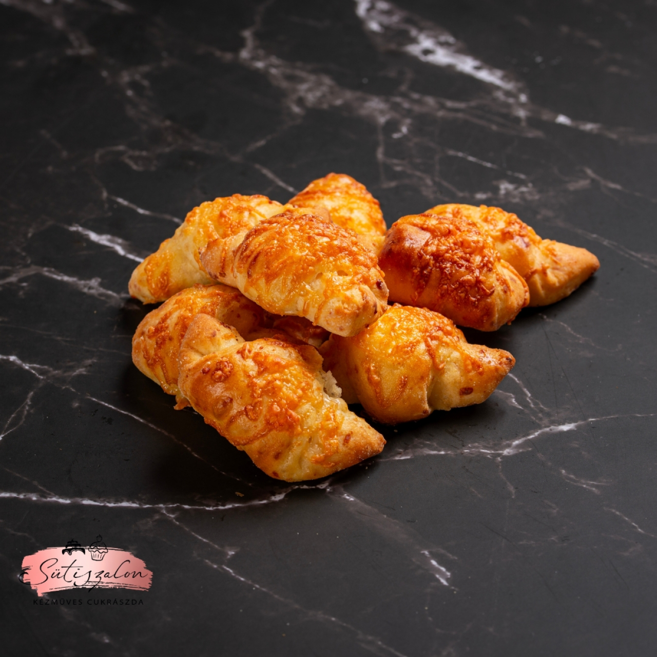 Mini sajtos croissant