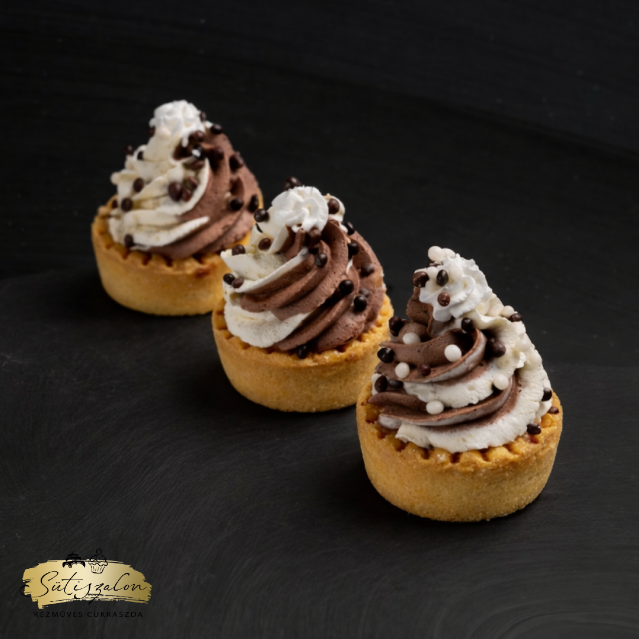 Vaníliás-csokoládés kosárka